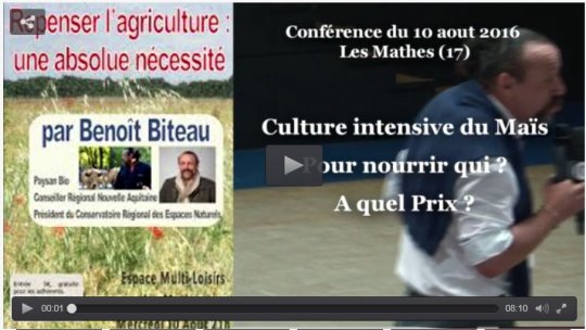 Urgence, des alternatives existent, stop au scandale de la culture du maïs et de l'irrigation intensive ...  et surtout à quel prix ?