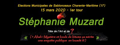 La liste de Stéphanie Muzard tête de l'Art !