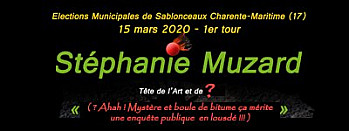 La liste de Stéphanie Muzard tête de l'Art !