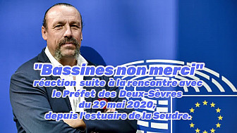 'BASSINES NON MERCI' @BenoitBiteau, député européen & le collectif Bassines Non Merci ! : 'Nous devons partager & économiser l'eau, et avoir le courage de changer de modèle agricole.' 